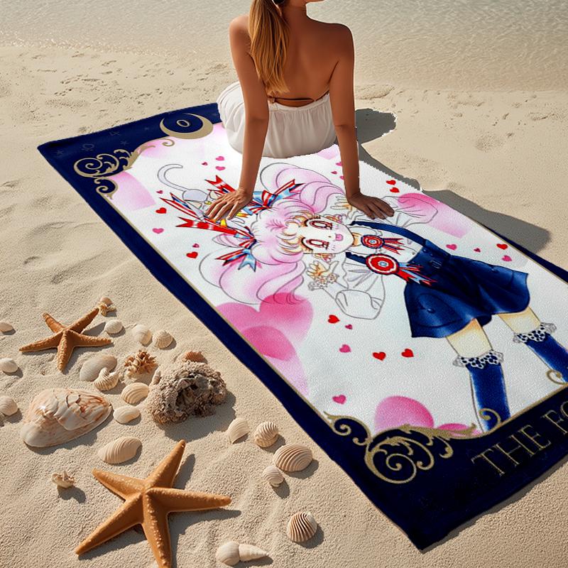 Moonlit Dance Of Love Beach Towel, Super Soft Microfiber, Gift for Her/Him, Birthday, for Pool, Beach, Travel, Home Decor Fan Gifts