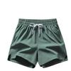Men's Quick-Dry American Style Silk Athletic Shorts for Summer