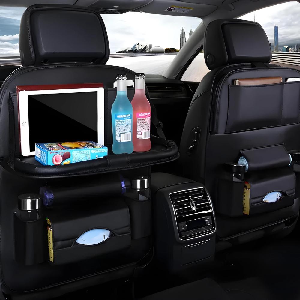 Organizer półka stolik ochraniacz osłona na fotel samochodowy ekoskóra auta