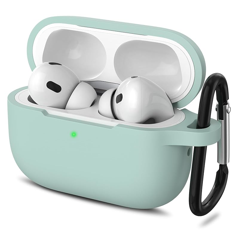 

case AirPods Pro2 case& Airpods Pro Shockproof 2nd generation/1st generation (2023/2022/2019) only With carabiner Wireless charging compatible