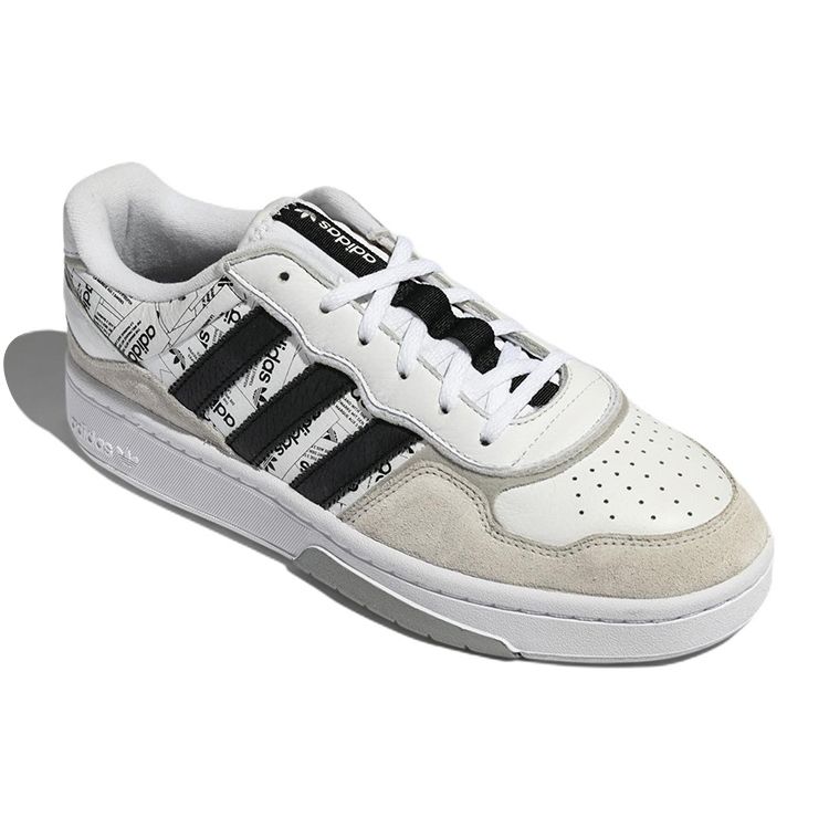 Adidas Courtic Unisex Footwear White Core Black Grey Two Lifestyle ID4081