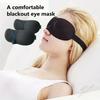 3D Sleep Eye Mask Fully Light Blocking Soft Thickened Design for Travel Home Use Promotes Relaxation and Better Sleep Eye Mask
