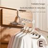 Space-Saving 5-Hole Foldable Hanger - Portable & Durable for Travel, Dorms, and Home Use, Drying Racks