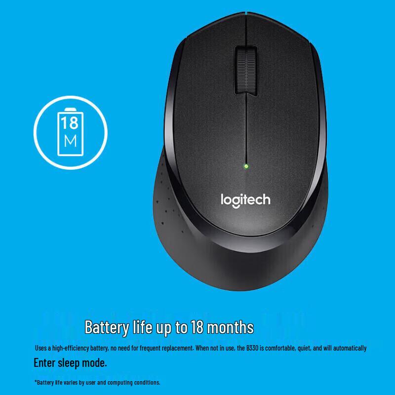 Logitech B330 Wireless Silent Office Mouse