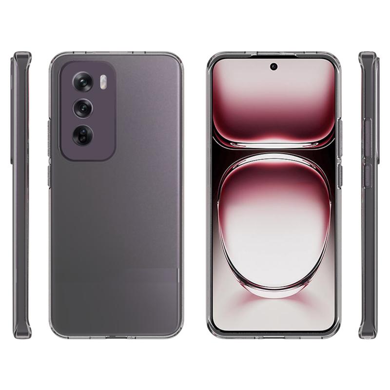10Pcs/Pack For Oppo Reno12 5G (Global) Case TPU Phone Cover Clear Back Anti-Watermark