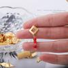 10Pcs Gold Color Stainless Steel Geometric Flower Earring Stud Round Earrings Base Connectors for DIY Jewelry Making Accessories