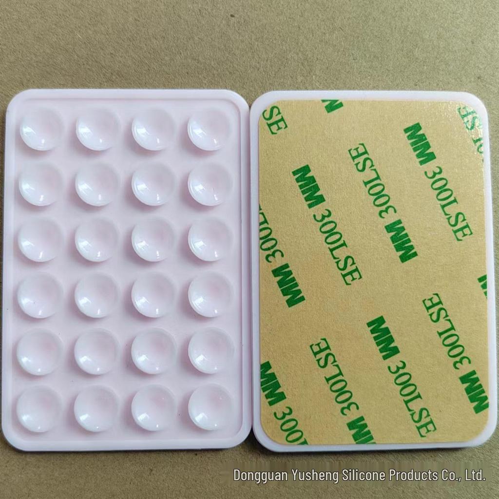 Square 24-Hole Thickened Silicone Phone Holder Suction Cup Sticker