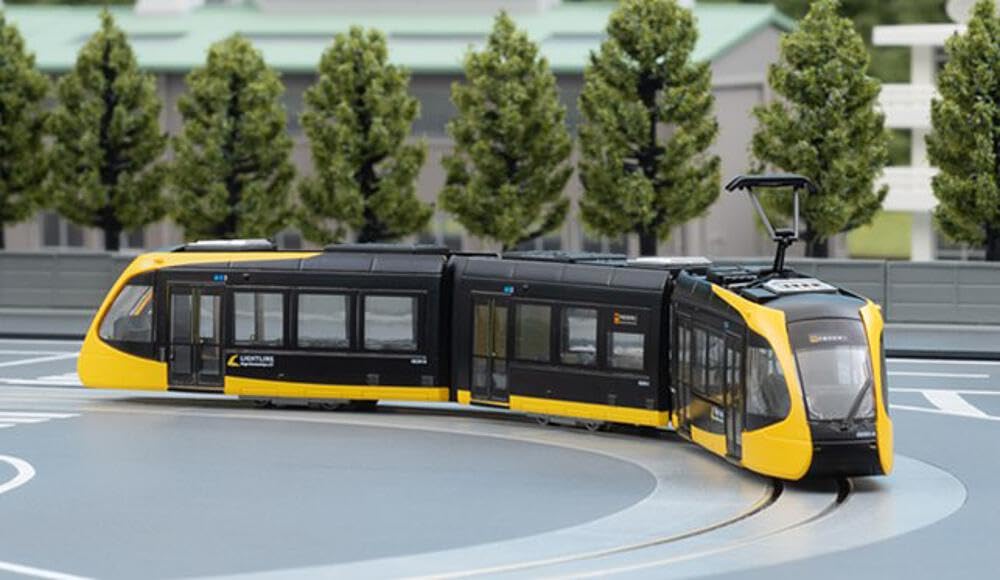 TOMYTEC Railway Collection Tetsukore Utsunomiya Light Rail HU300 Series HU302 LIGHTLINE Diorama Supplies 340386