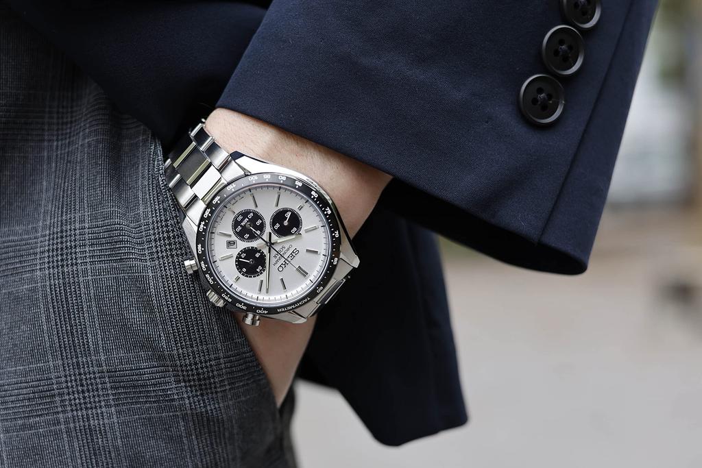 Seiko Watch SBPY165 Seiko Selection Solar Chronograph The Standard Watch Men's