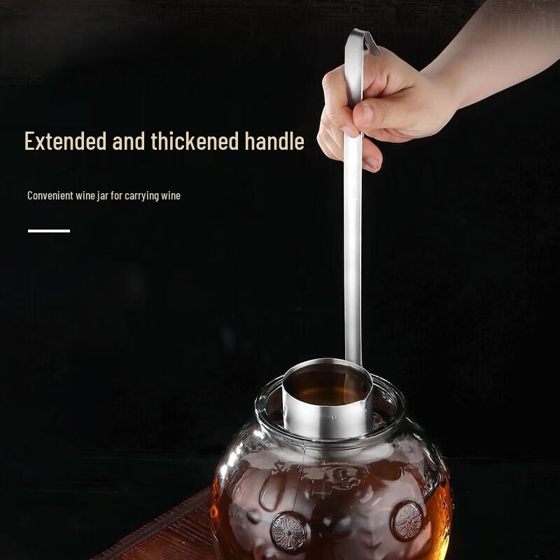 304 Stainless Steel Measuring Wine Ladle and Oil Funnel