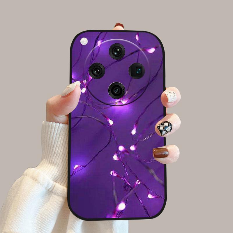 Stylish Phone Case For Oppo Find X8 Pro Coque PKC110 Silicone TPU Soft Cover For Oppo FindX8 5G Phone Shockproof Bumper Fundas