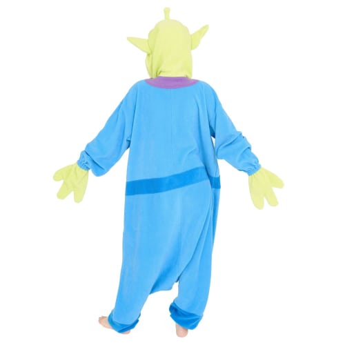 SAZAC Character Fleece Kigurumi, One Size Fits All, Disney Toy Story Alien