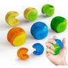 Children's Silicone Sensory Toys: Multi-Textured Decompression Stones & Balls