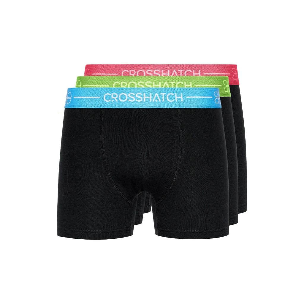 Crosshatch Mens Astral Boxer Shorts (Pack of 3)