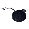 Bumper Tow Hook 5cm BLACK New Plastic Unpainted Front