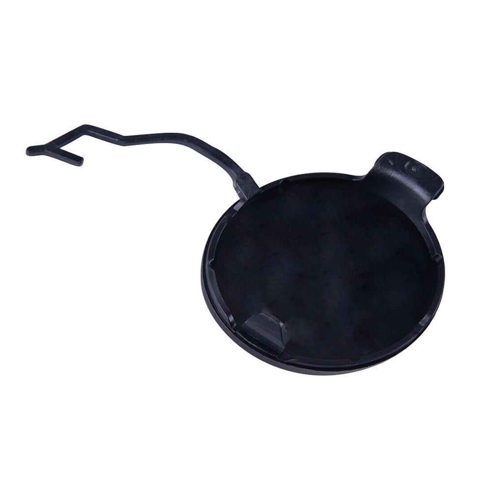 Bumper Tow Hook 5cm BLACK New Plastic Unpainted Front