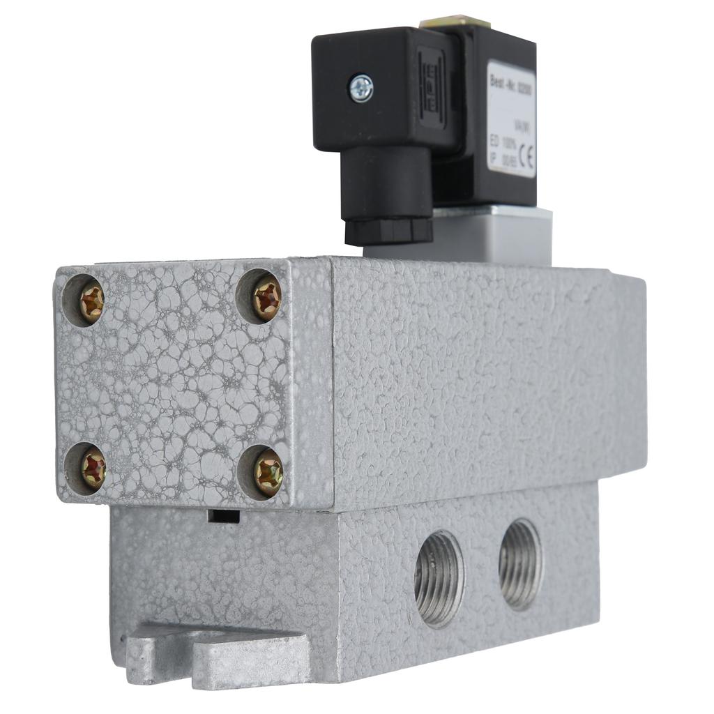 Electric Solenoid Valve G3 8in 2 Position 4 Way Single Control Directional Valve Q24DH‑10DC24V