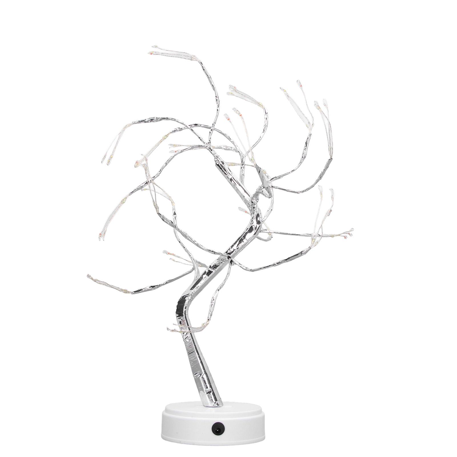 

LED Copper Wire Light Decorative Artificial Branch Light Touch Switch Night Light Branches Decoration Silver108L Color