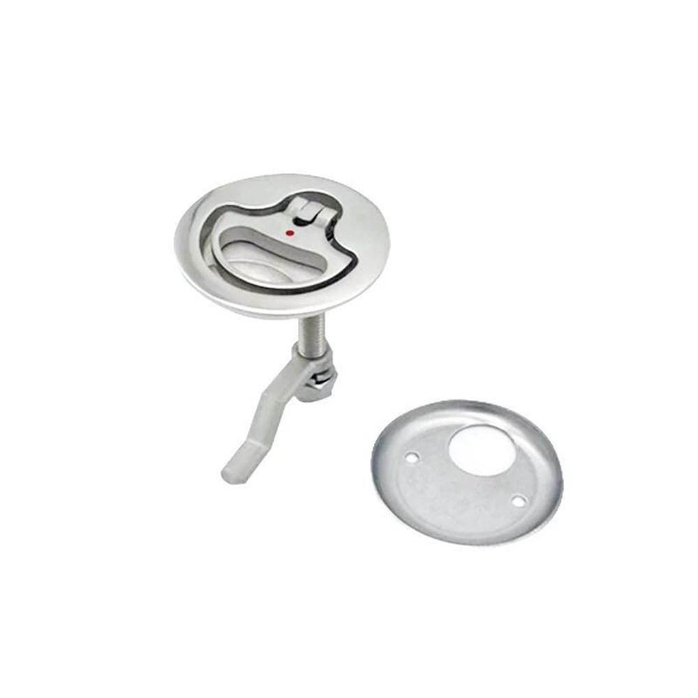 2Pcs 316 Stainless Steel Marine Boat Hatch Latch Turning Lift Handle Lock Latch