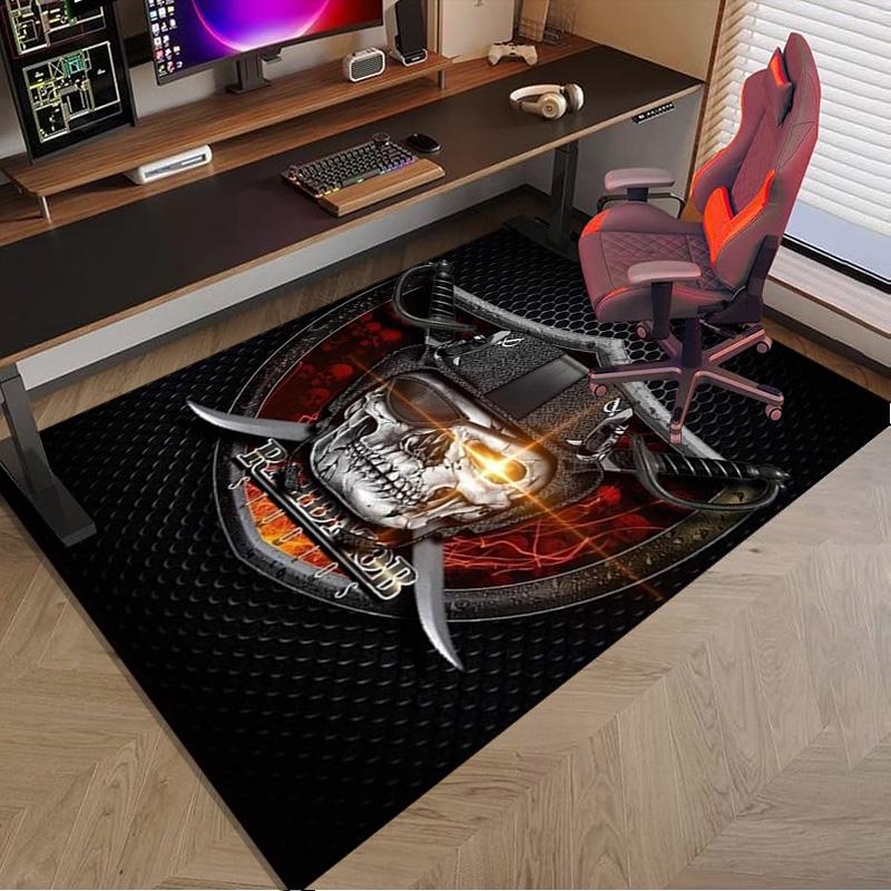 Las Vegas Raiders Area Rug for Office, Chair Rug, Decorative Carpet Livingroom Mat, Large Size Fan gifts Christmas gifts
