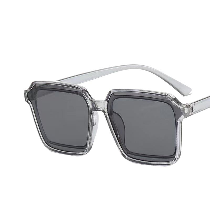 Fashion Men Square Trendy Sunglasses Women Big Frame Colorful Sun Glasses Female Gradient Outdoor Shades Ladies Eyewear