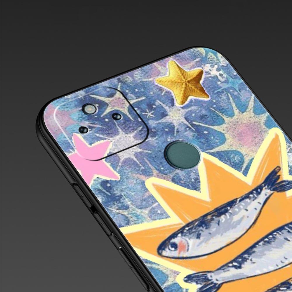 Blue Ocean Fish Phone Case Cover for Google Pixel 10 9 8 7 6 9A 8A 7A 6A Pro Shockproof Soft TPU 10 Pro XL Shell Fundas Capa Bag