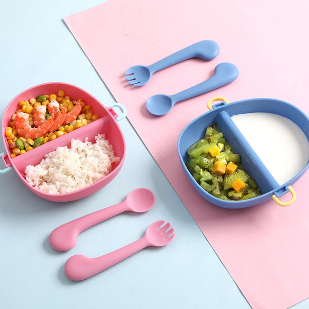 1 Set Lovely Baby Toddler Eating Plate Non Plates For Kids Babies