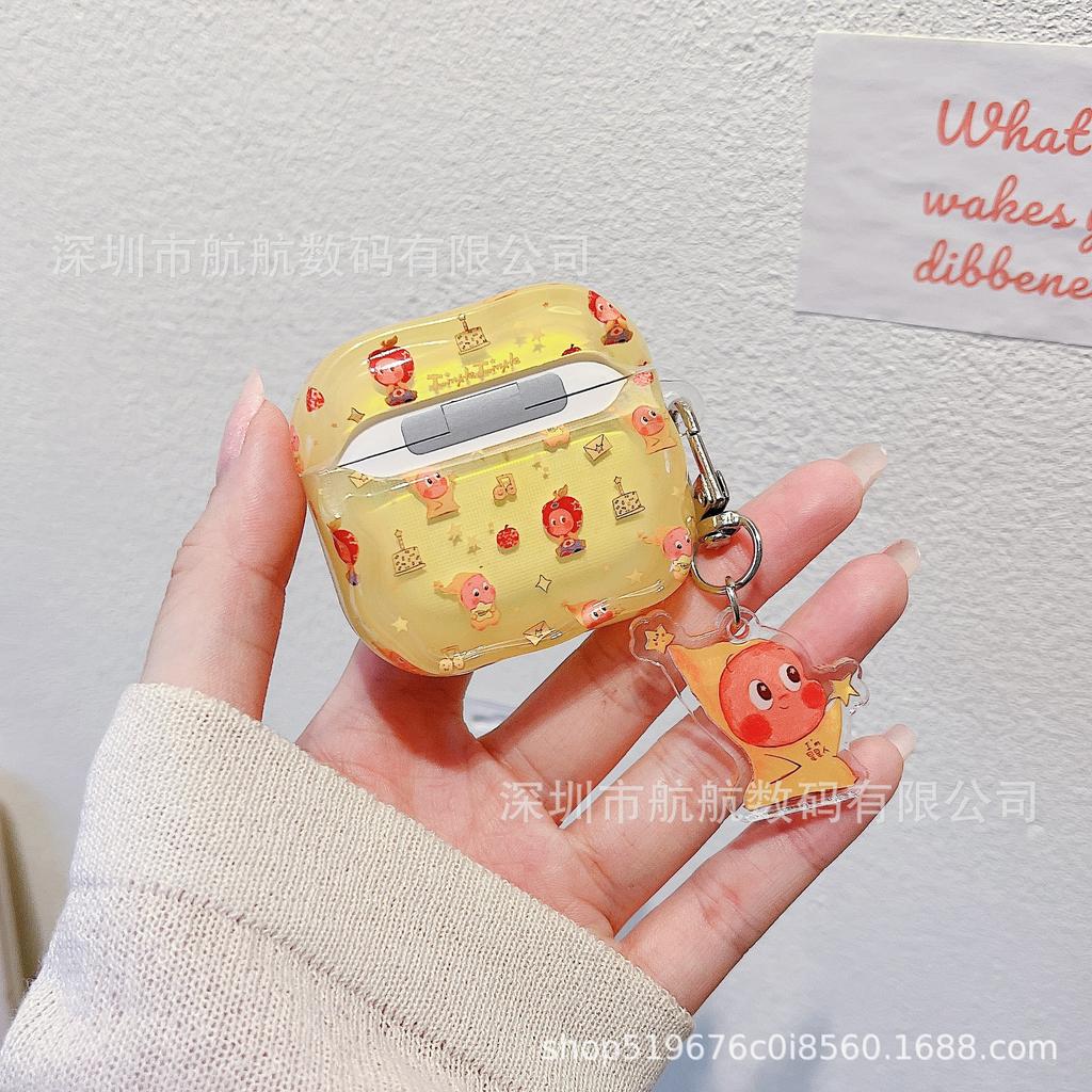Cartoon Cute Star Person Airpodspro1 Protective Case 1st Generation Noise Reduction Version Wireless Bluetooth Headset Case 3rd Generation Female