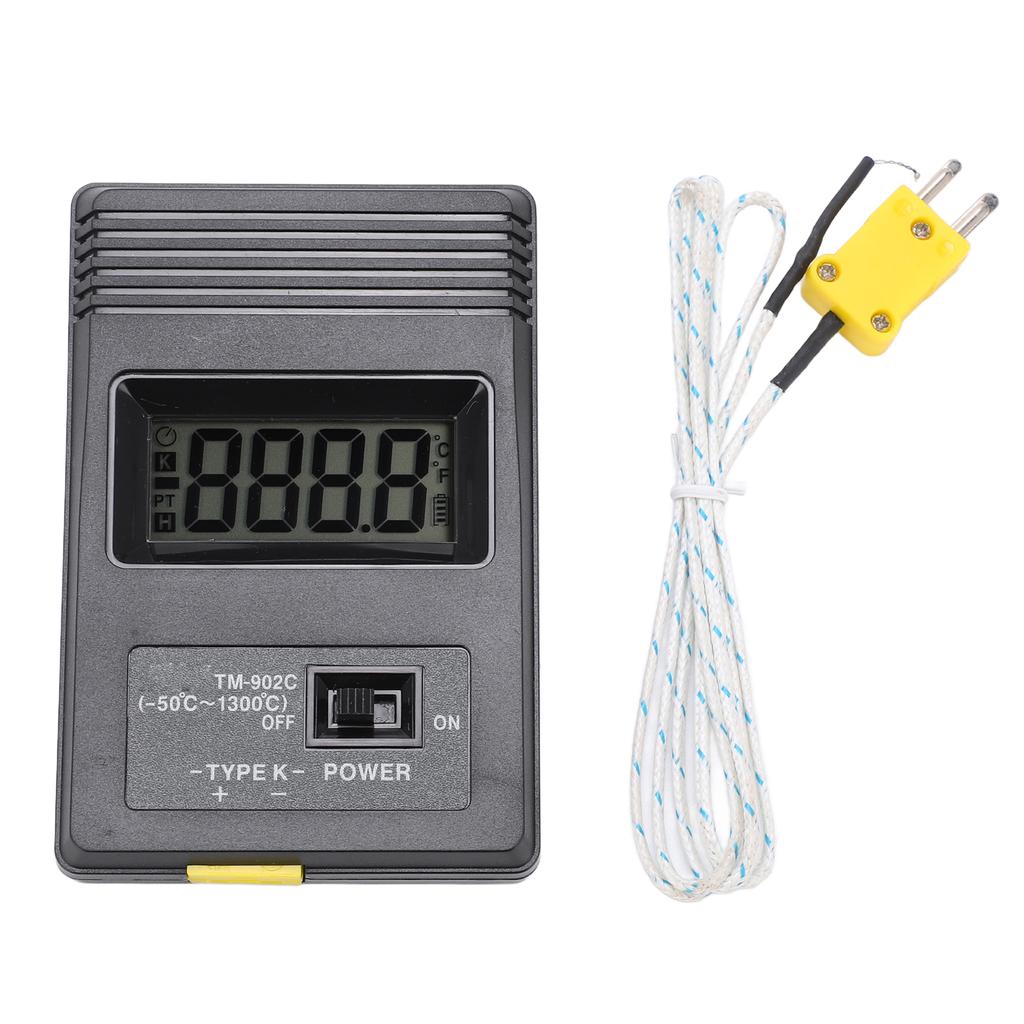 Tm902c 50 +300 celsius  Digital Thermometer Sensor LCD Industrial High Accuracy Temperature Probe