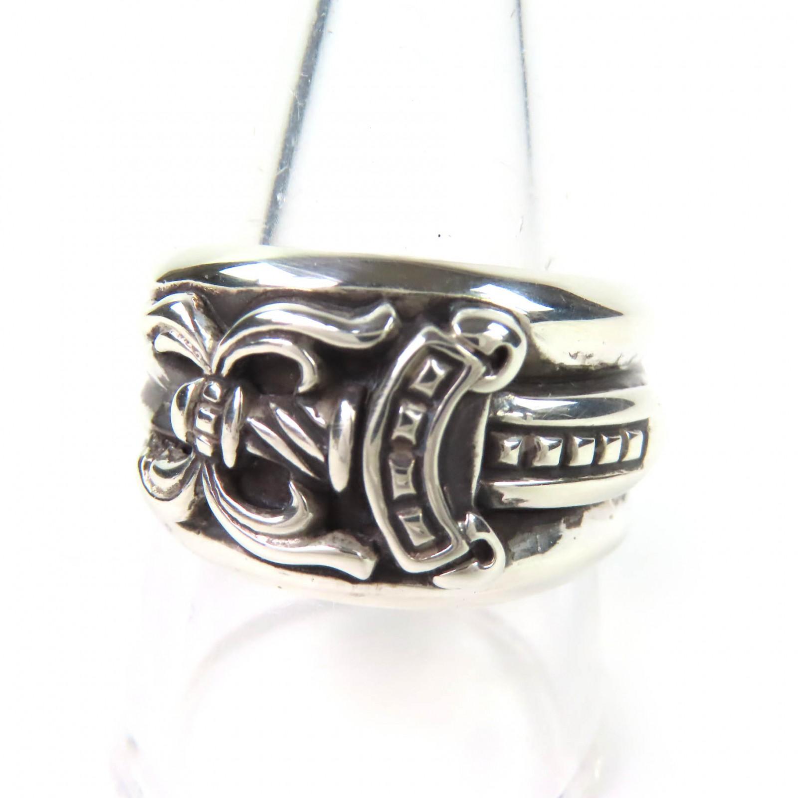 

Great CHROME HEARTS Ring Dagger ring Silver 925 mens Used