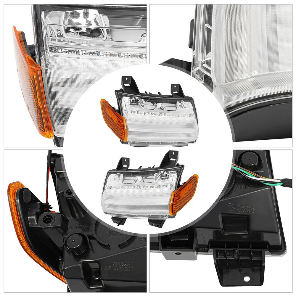 LED Turn Signal Light w/DRL Right Side 55112884AF For 2018-2022 Jeep Wrangler JL