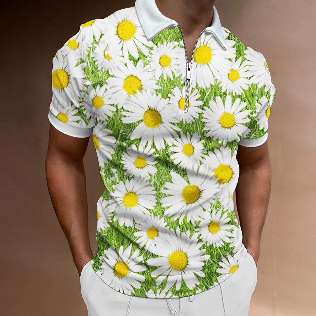 Casual Essential! Short-sleeve Polo Shirt, Sleek Design for Daily Wear.