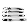 8PCS Set Car Exterior Door Handle Trim Replacement for Mitsubishi Pajero Montero Shogun Sport 2019‑2021Chrome