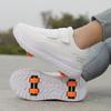 New Style Child Four-wheel Roller Skates Shoes Boys and Girls Flying Shoe Children and Students Sneakers with Wheels
