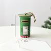 Iron Mailbox Hanging Ornament Christmas Tree Decoration for Yard Mantels Porch Window Display Holiday Party Centerpieces