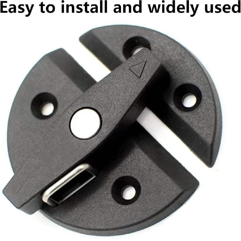 Marine Nylon Boat Door Hatch Round Turn Button Twist Catch Latch Hardware Accessories(4 Pcs)