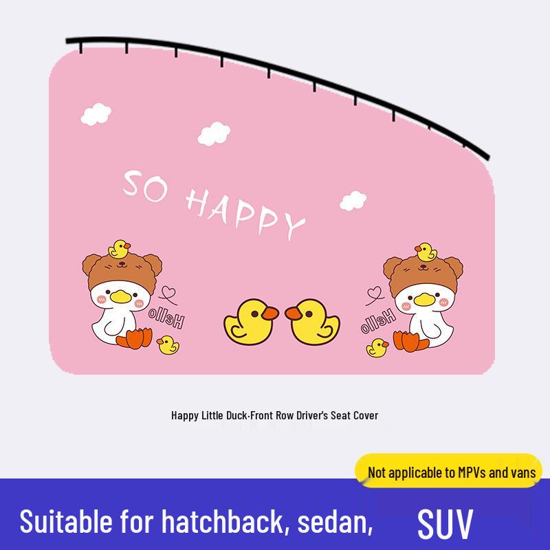 Car Sunshade Curtains: Blackout, Heat Insulation, Privacy, Cartoon Design