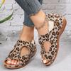Summer and Autumn European and American Plus Size Versatile Fish Mouth Shoes Roman Sandals Flat Bottomed Low Heeled Women's Sandals Casual Shoes