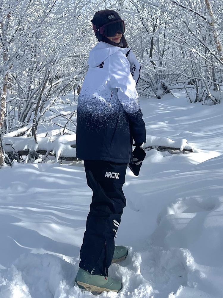 Unisex Winter Ski Suit: Windproof, Water-Repellent Jacket and Pants for Outdoor Snowboarding and Skiing.