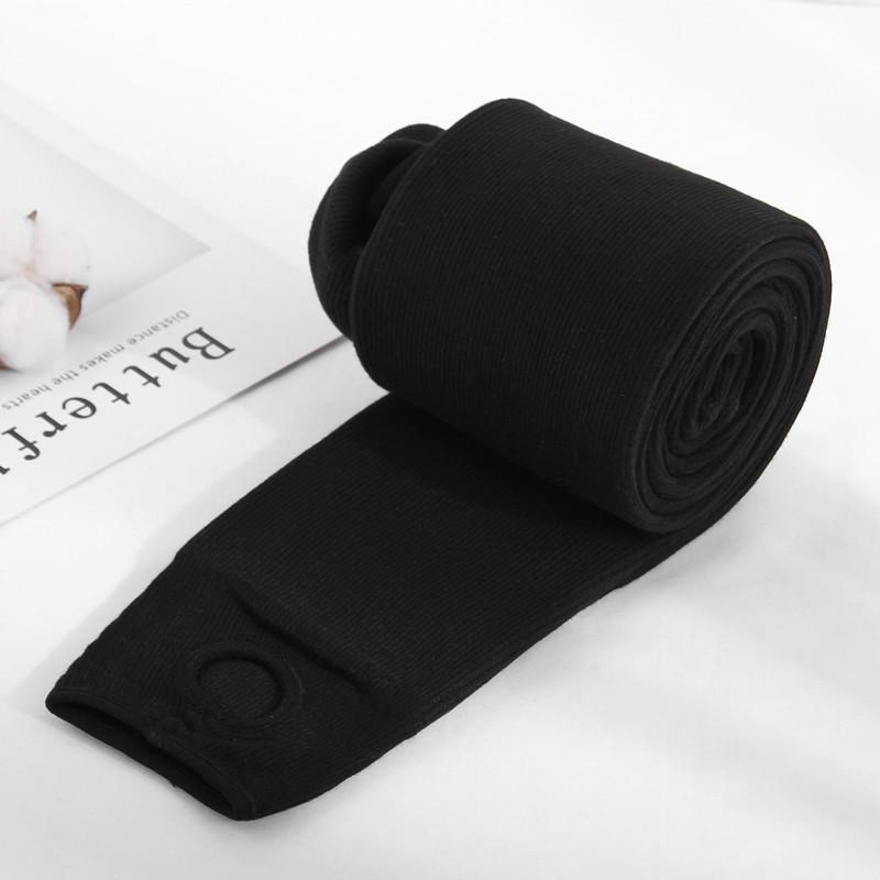 Colanți de damă plus de catifea groasă cu dungi verticale - Pantaloni călduroși de toamnă/iarnă dintr-o singură piesă cu picior