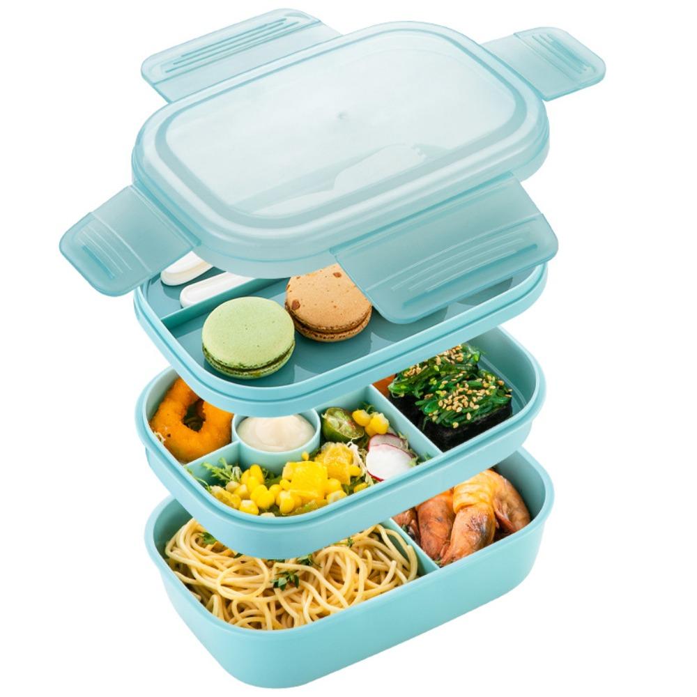 Leak-Proof Lunch Container Heat Resistant Food Storage Box Microwavable Student Lunchbox  Snack