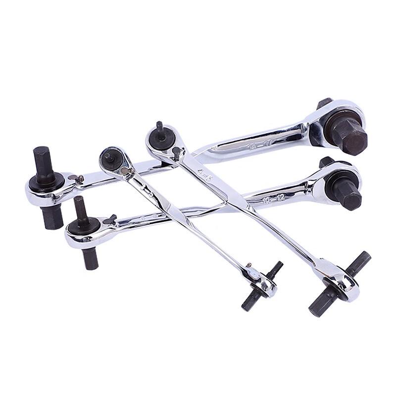 Double-Ended Ratchet Hex Wrench