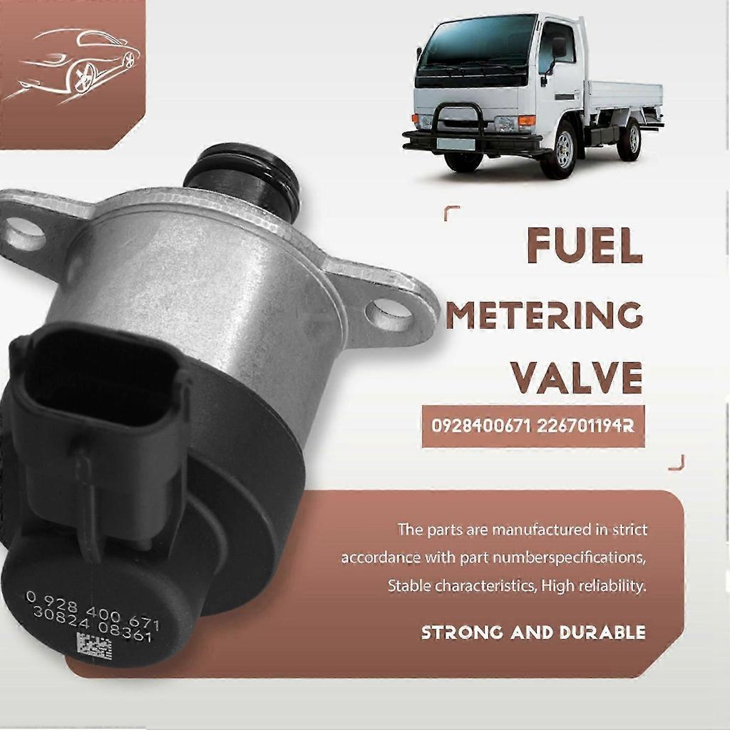 2X 0928400671 Kraftstoffdruckregler Mengenregelventil für NISSAN CABSTAR PATROL RENAULT Mascott