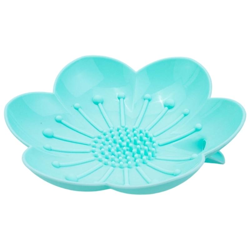 

Silicone Soap Storage Rack With Drain For Fast Drainage Keep The Soap Dry Soap Dish Creative Soap Dish зелений/синій