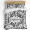 Vintage Indian Bohemian 3pcs Bedding Set For Double Bed Home Textile Duvet Cover Quilt Cover Pillowcase