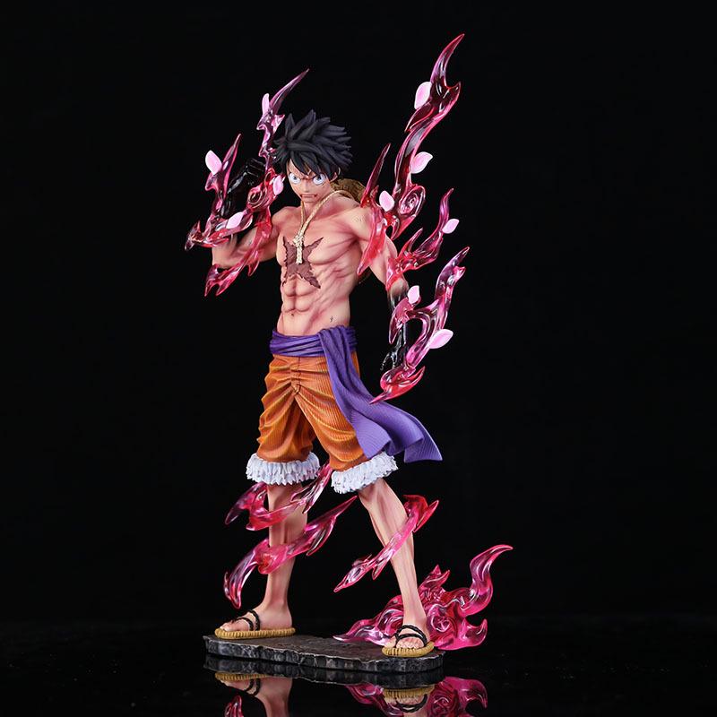 PVC Premium One Piece Luffy Figure - Sky Painting Flowing Sakura Edition