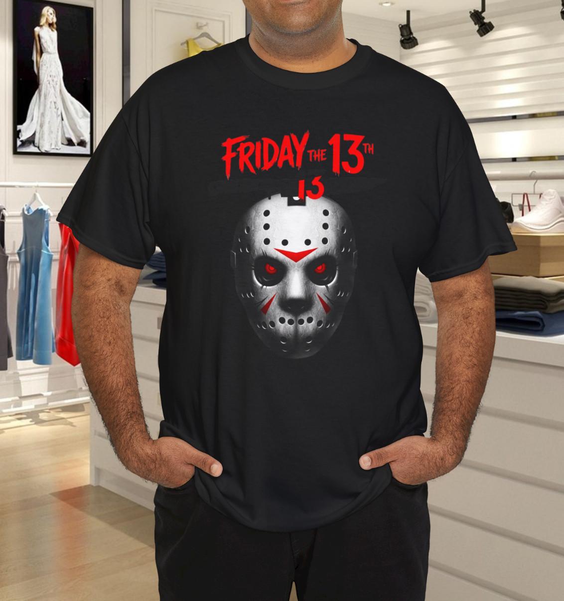 Halloween vintage Jason Voorhees T-Shirt Mens Womens Tees Top L
