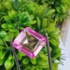 Natural Pink Tourmaline 18 Ct Emerald Shape Certified Loose Gemstone k321