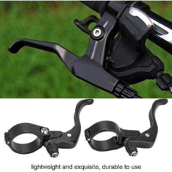 Keenso 1 Pair 31.8mm Brake Levers, Universal Lightweight Aluminum Alloy Road Brake Lever Set
