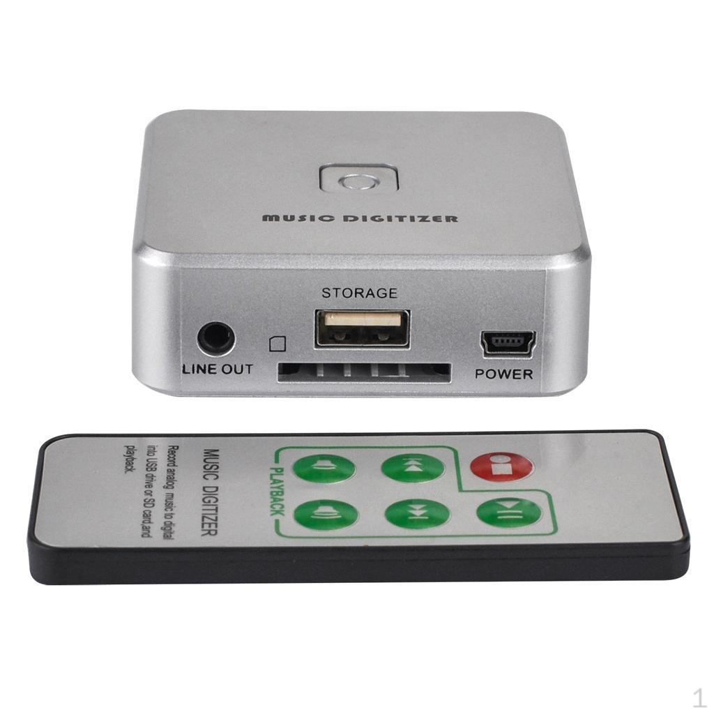 

Аудиоадаптер Recorder Music Digitize 3.5mm RCA- Store on USB